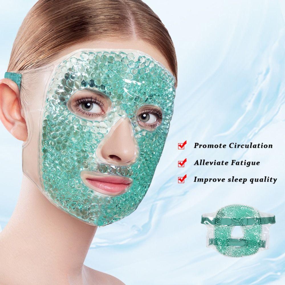 Cold Hot Compress Cooling Massager Ice Gel Face Mask Cooling Sleep Mask Gel Ice Mask Facial Mask