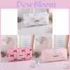 Girls Cosmetic Bag With Simple Butterfly Knot Style Made Of Durable Polyester
