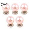 Anti-exposure Buttons for Women 5Pcs Fake Pearl Clothing Removable Decorative Brooch Pins No No-sew Shirt Sew Safety Pins Neckline Embellishment,