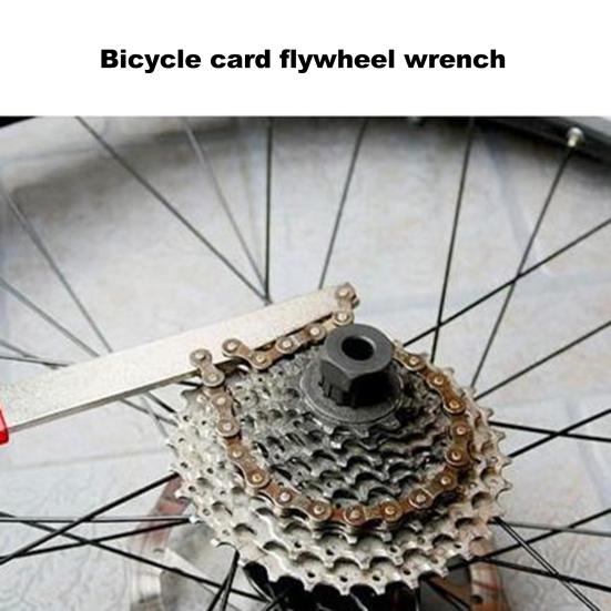 Bicycle Freewheel Turner High Strength Portable Lightweight Anti-slip Handle Anti-deformed Release Chain Long