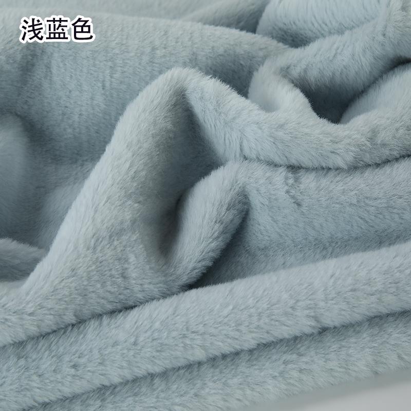 High-Quality Blue High-Quality Colour High-Quality Series High-Quality 8Mm Imitation High-Quality Otter High-Quality Rabbit High-Quality Fur 0.5X1.6m светло-синий