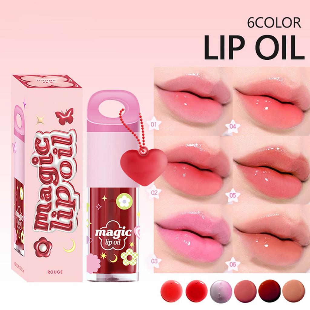 Volumizing Lip Oil Gloss Lip Gloss Hydrating Lip Gloss Pendant Portable Lip Oil,3.5ml