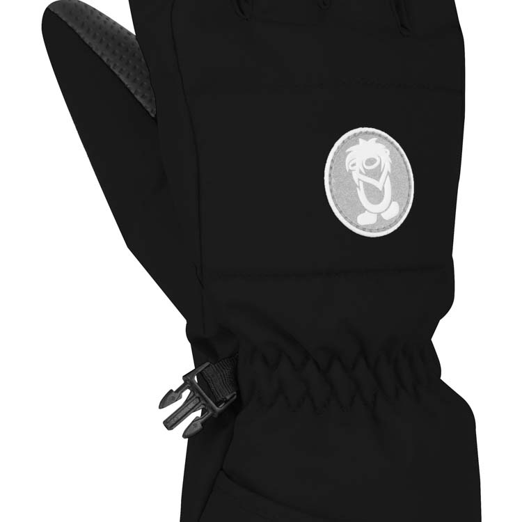 Rękawice zimowe dziewczęce/chłopięce Trollkids Kids Narvik Glove wodoodporne czarne (932-600)
