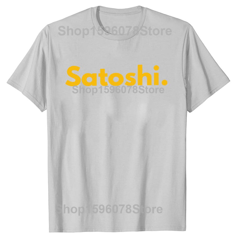 Funny Blockchain Bitcoin Satoshi T Shirts Summer Graphic Cotton Streetwear Short Sleeve Birthday Gifts T-shirt Mens Clothing