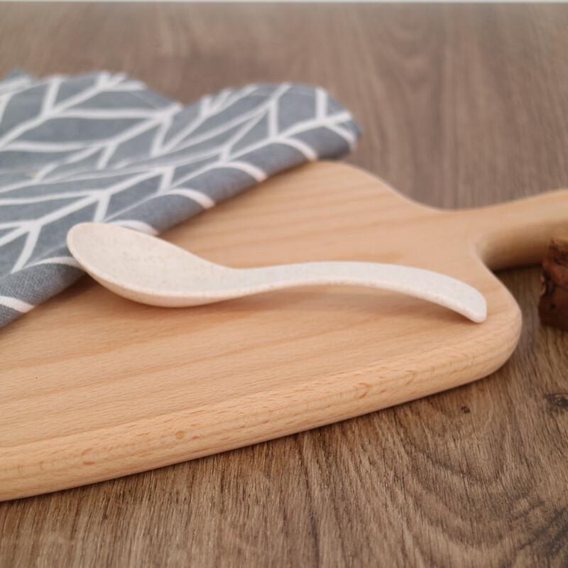 Pabei Disposable Wheat Straw PP Spoons