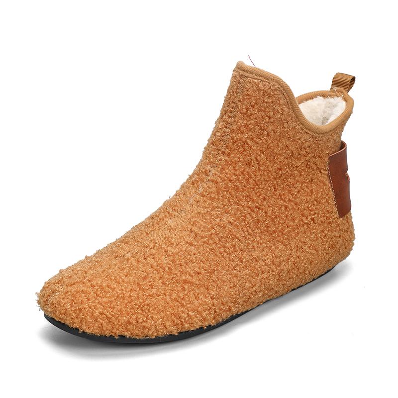 Winter Outdoor Cotton Shoe Men Warm Anti-slip Lightweight Man Comfortable Cotton Loafer Men Winter Warm Shoe