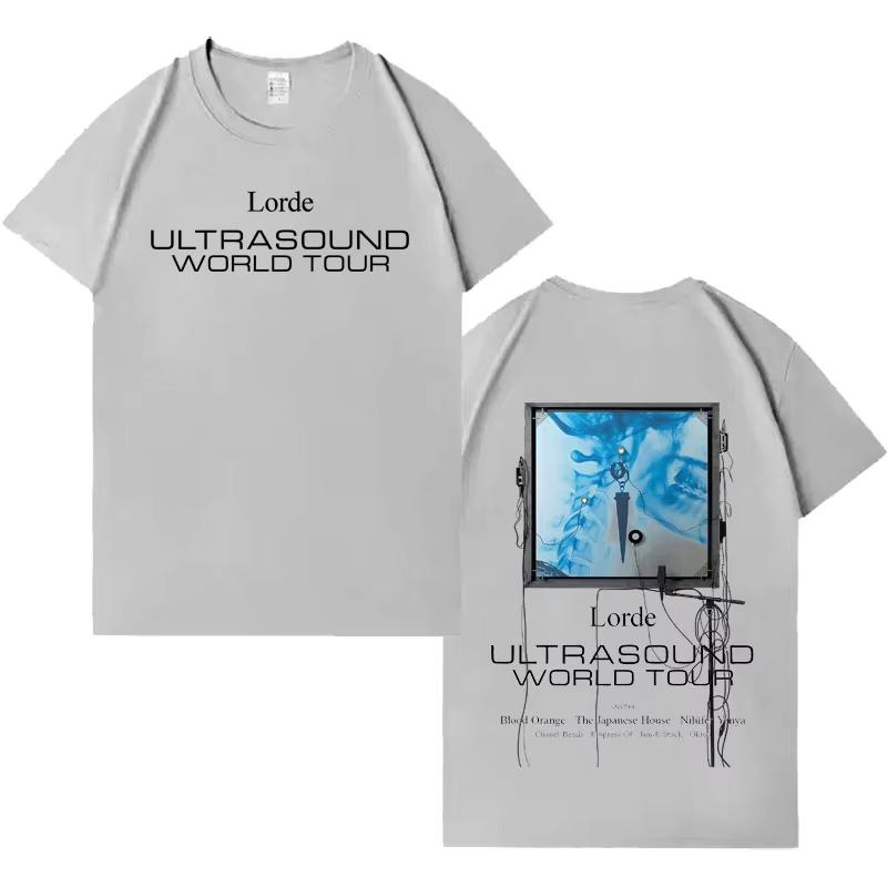 Singer Lorde Gothic Graphic Men Women Aesthetic Tshirt Cotton Harajuku High Quality Cozy  2026 Springsummer Short Sleeve Top
