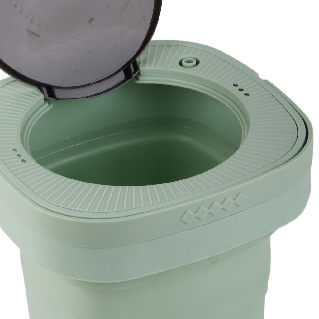 Foldable Washing Machine High Speed 6.5L Large Capacity Soft Semi Drying Folding Washing Bucket Travel Foldable Bucket Washer