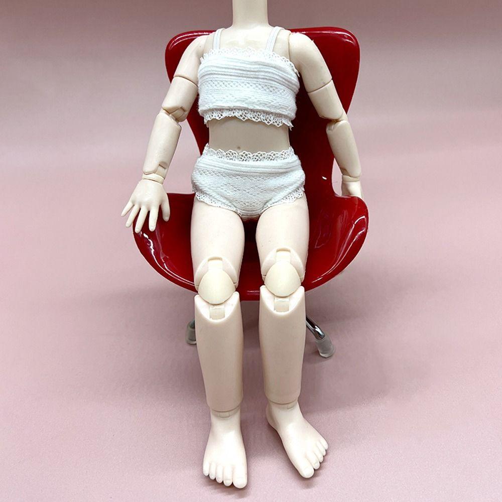 Simulationspuppenhausstühle Freizeitsessel Plastik-Eiersessel Mini-Stuhl Kinderspielzeug