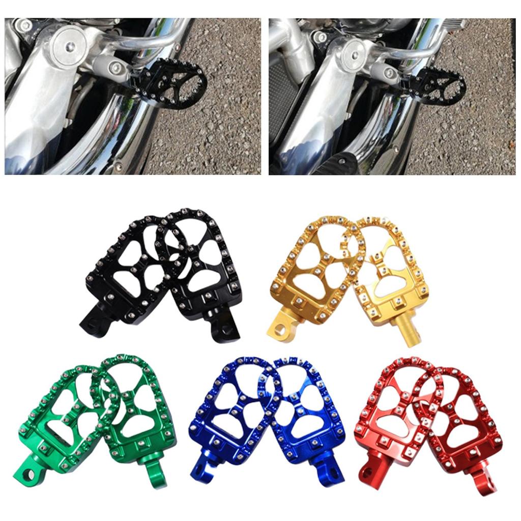Billet Aluminum Motorcycle Anti-slide Footrests Footpegs for XL883 XL8837-2010