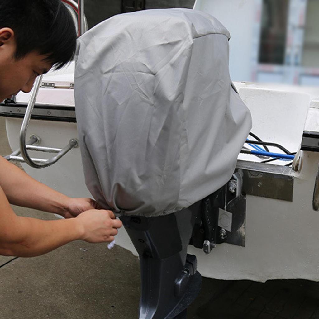 Außenbordmotor-Abdeckung, Motorhaubenabdeckung für Boote, leicht, tragbar, kratzfest, staubdicht