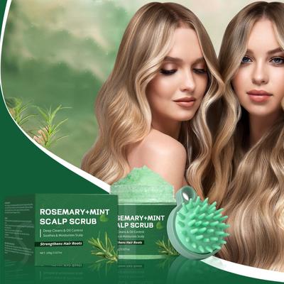 Scrub per il cuoio capelluto, Esfoliante per il cuoio capelluto, Scrub esfoliante per il cuoio capelluto, Cura dei capelli Nutriente per i capelli con massaggiatore per il cuoio capelluto