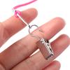 12Pcs Adjustable Cord Cross Stitch Side Clip Set Removable Rope Elastic Hanging Fabric Fastening Clip Colorful Hat Strap
