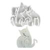 3 Cats Silicone Mold For Home Decoration And Handmade Gift Craft Project For Cement Gypsum And Soap Crafting Supply