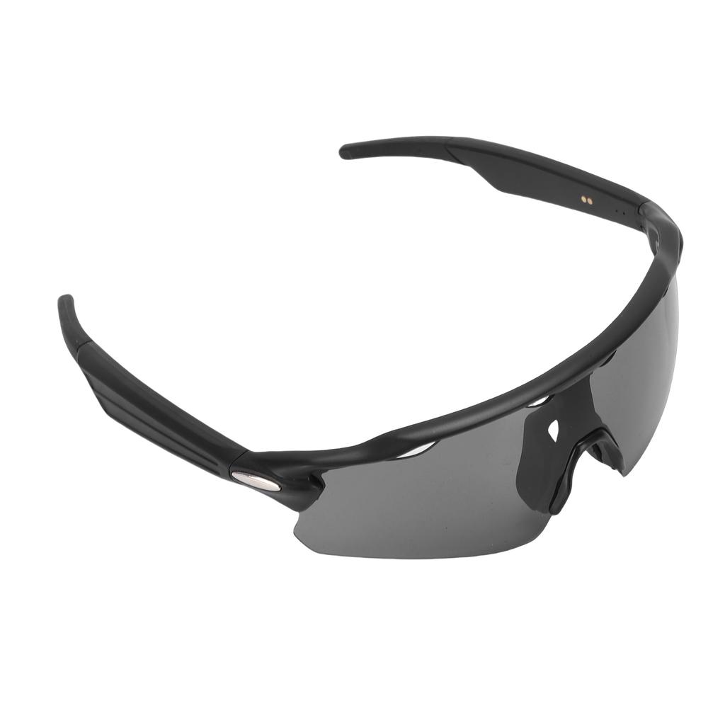 Smart Sports Glasses Stylish Wind Proof Cycling Glasses with Grey Lenses for Music Calls