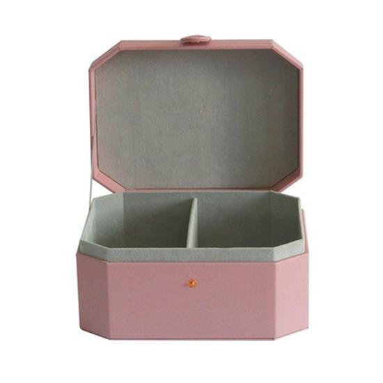 

Octagonal Rectangular Leather Gift Box for Lipstick & Perfume - Valentine s Day & Wedding Favor 23x17x12
