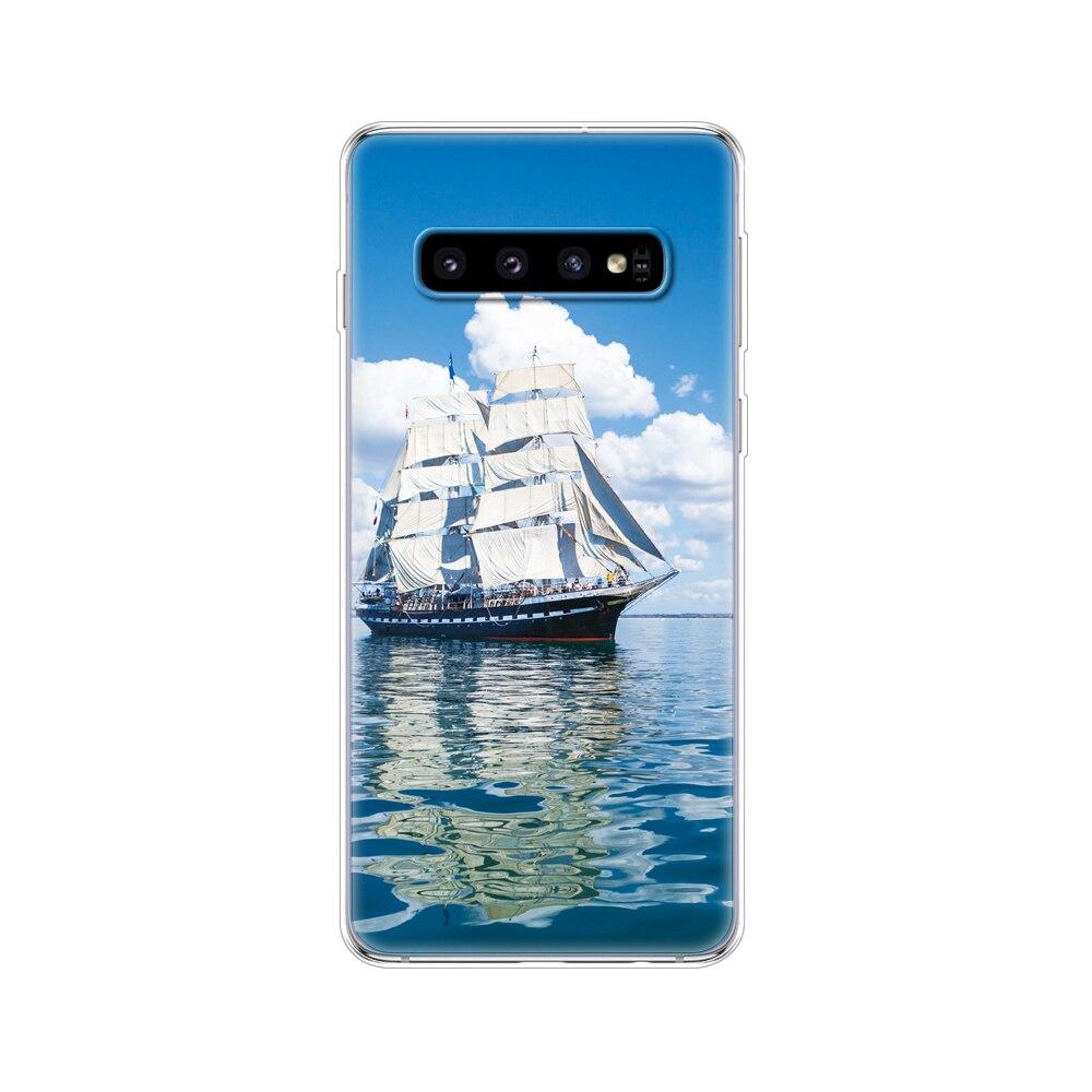 For Samsung Galaxy S10 Case S10Plus Silicone TPU Cover Phone S10 E Case On For Samsung S10 Plus G975F S 10 SM-G973F Transparent