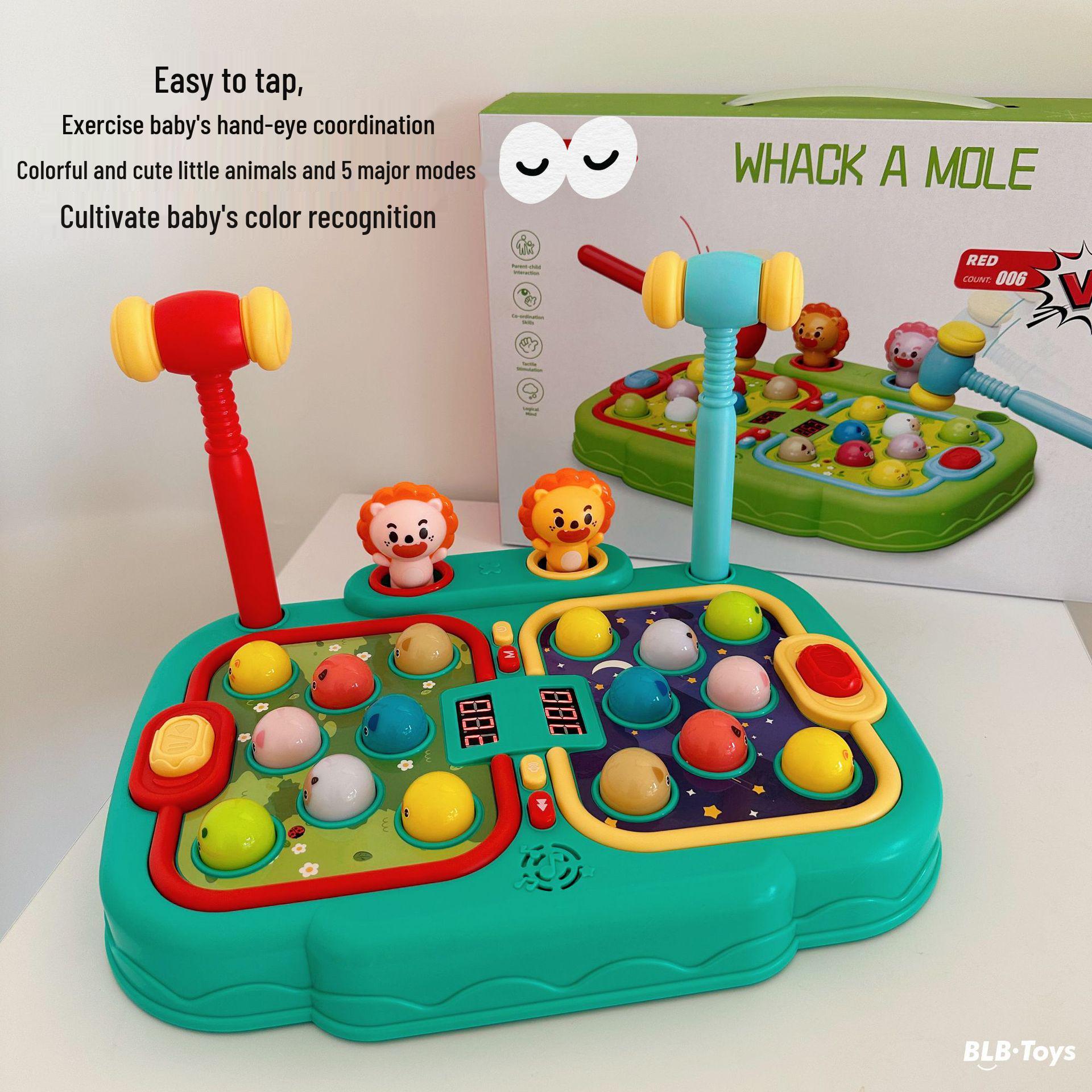 

Interactive Children s Smart Whack-a-Mole Game - Double Player Educational Toy for Parent-Child Fun
