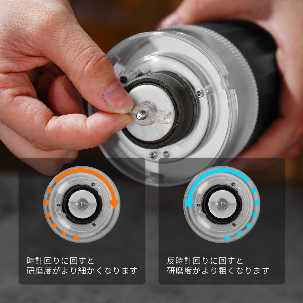 Molinillo de Café Eléctrico Inalámbrico, Estilo Mortero, Recargable por USB, Molinillo de Café Automático, Tipo Cónico, Portátil, Núcleo de Molienda Cerámico, Ajustable