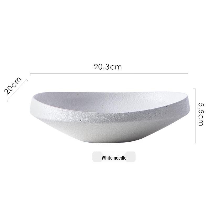 abay Japanese Style Ceramic Irregular Dinner Plate