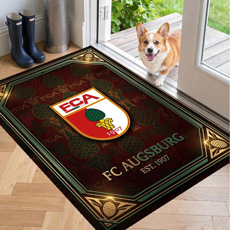 Weicher Boden Teppich FC Augsburg FC Muster Teppich Teppichboden Dekorationsmatte Für Heimzimmer Dekoration