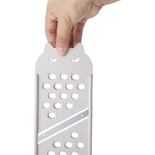 Kai Corporation Nyammy Cat Slicer, Warm Gray, Made in Japan, DH2735