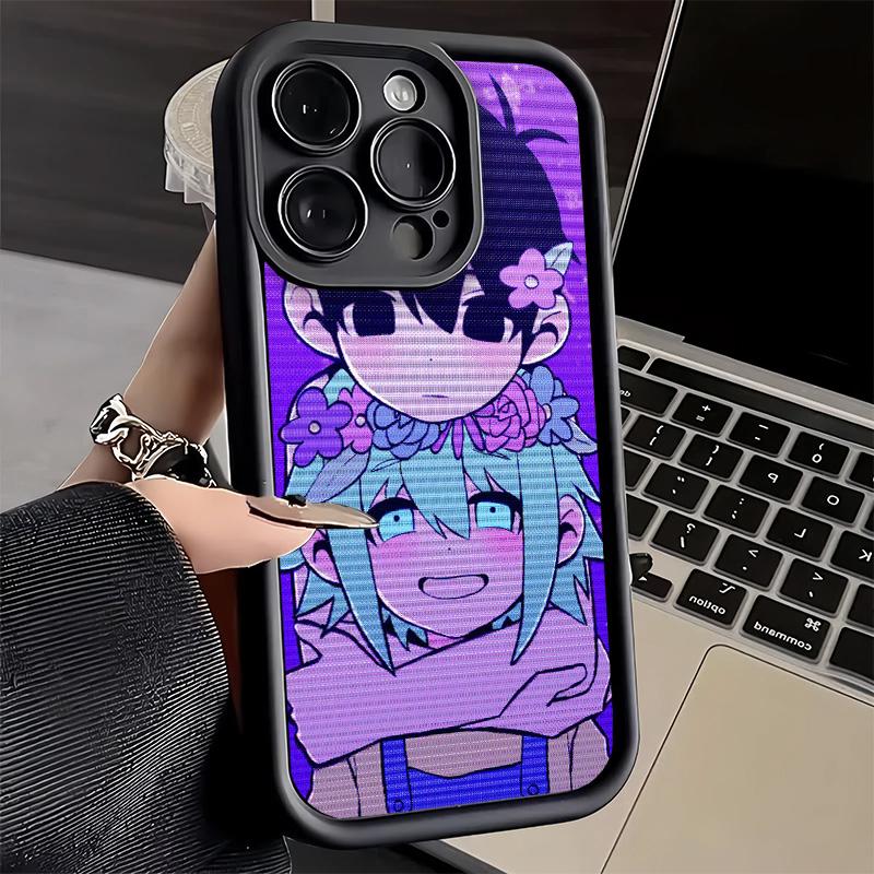 Phone Case for iPhone 17 Air 16E 15 16 Pro Max O-Omori Cartoon Game Cover 14 Plus 13 12 Mini Soft Shell Silicone Fundas
