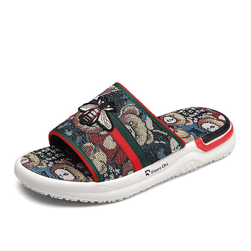 Pánské stylové letní sandály s měkkou podrážkou: Odolný, pohodlný a ideální pro vnitřní/venkovní použití.