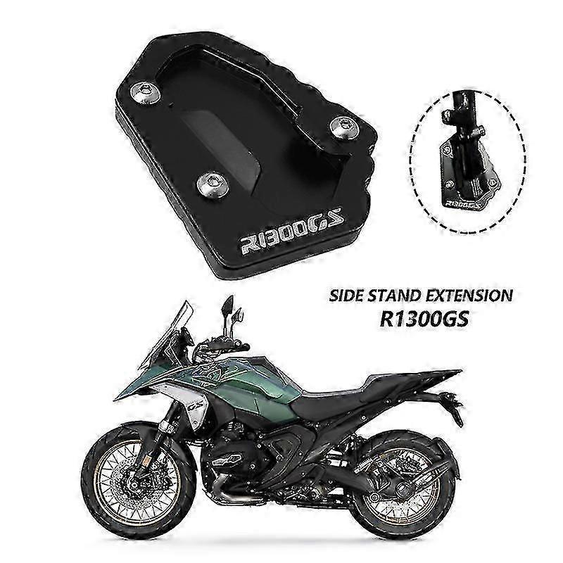 For BMW R1300GS Motorcycle Kickstand Foot R 1300 GS ADV Adventure GS1300 2023 2024 Side Stand Extension Pad Support Plate Maxpower