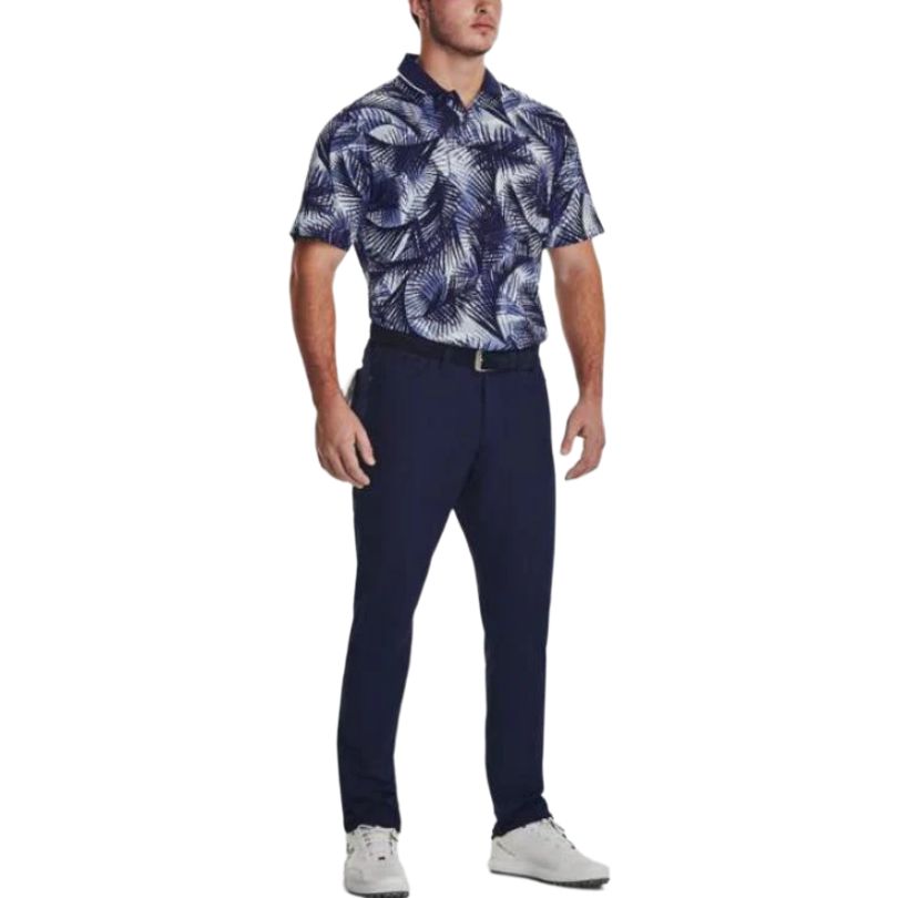 Under Armour SS23 Iso-Chill Graphic Palm Polo Shirt 1377367-410