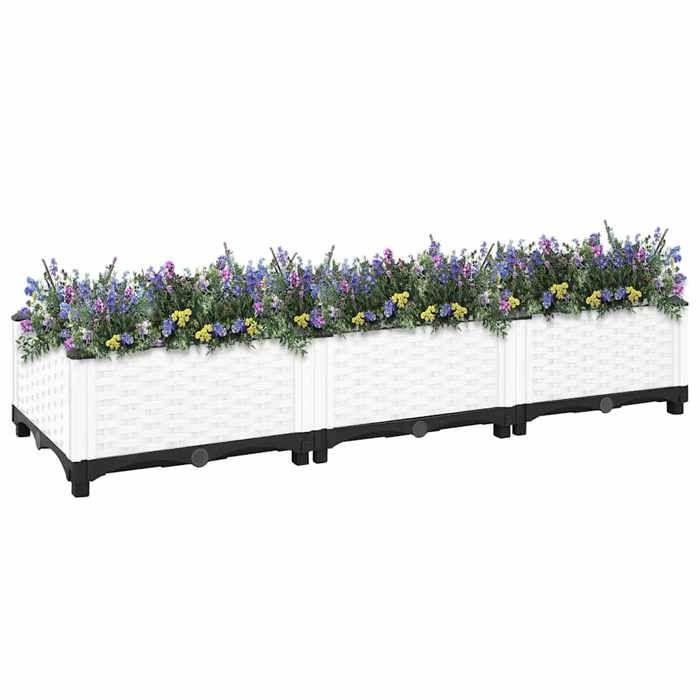 VidaXL Raised Bed 120x40x23 Cm Polypropylene 153306