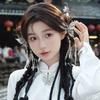 Silver Tone Half Claw Clip Zinc Zinc Alloy Hair Grab Clip Vintage Butterfly Hair Clip  Women Girl
