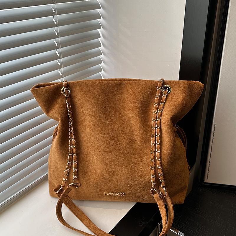 Large-capacity Chain Bag, High-end Bucket Bag, Fashionable Women's Bag, Single-shoulder Bag, Commuter Crossbody Bag