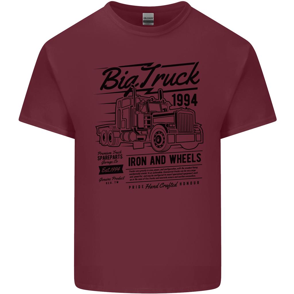 HGV Driver Big Truck Lorry Unisexs Light Cotton TShirt