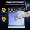 9in1 Back Tempered Glass Case For Samsung Galaxy Z Flip 5 6 Flip6 ZFlip6 Screen Protector Film Camera Lens Protective Glass Film