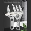 Multi-Functional Adjustable Bathroom Pipe Wrench with Short Handle and Large Opening