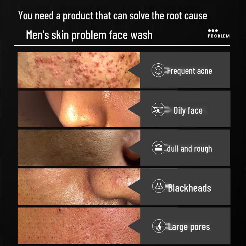 LK Men's Amino Acid Oil Control Facial Cleanser