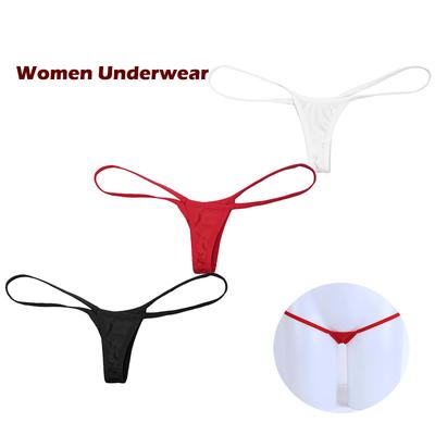 Women's Stretchy Low Rise Micro Mini G-String T-Back Thongs Bikini Lingerie Underwear