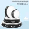4pcs Double Row Bells Tambourine Handbell Claps Drum Tambourine Musical Instrument for Party Game Playing Easily Play