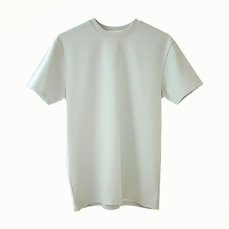 Camiseta de Fitness Masculina de Manga Curta com Secagem Rápida e Decote Pequeno