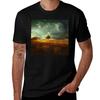 Sunset Landscape Tshirt Summer Casual Loose Tshirt