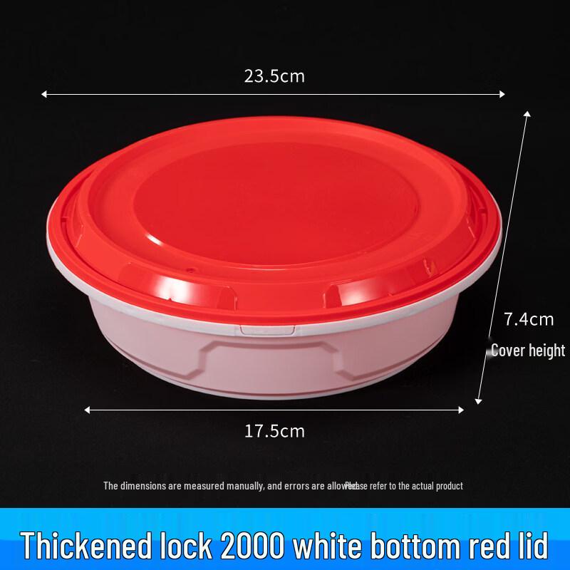 Disposable Round Lock-Lid Food Containers
