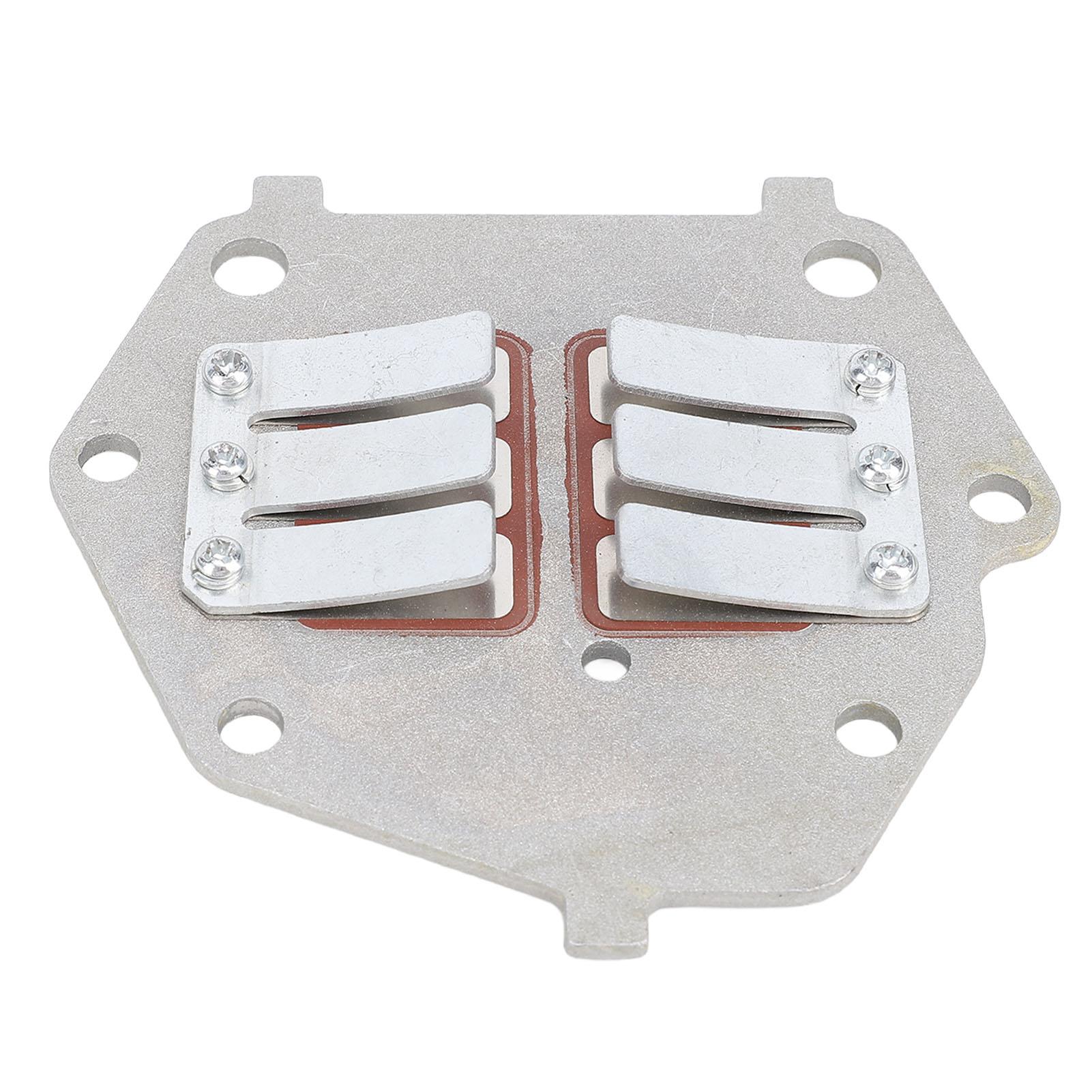 Outboard Inlet Valve Assy Aluminum Iron Enhanced Performance Marine Boat Motor Inlet Reed Valve Assy for 2 Stroke 9.8HP Outboard