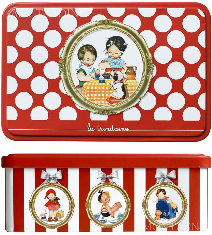 

La Trinitaine Retro Kids Can Толстая палитра Тонкая Галетт Большие точки и (красный)