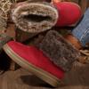 Fashion Women Winter Warm Slip On Round Toe Waterproof Snow Boots Women Trend Fashion Outdoor Comfortable Casual Boots Shoes for Women