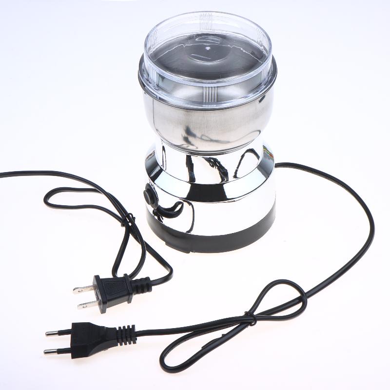 Multifunkční elektrický nástroj na mletí kávových zrn Nerezový mlýnek na semínka, koření, bylinky, ořechy Kávovar 1 ks