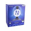 Lampe de casque playstation - paladone - support de casque lumineux - noir - 23,5 cm