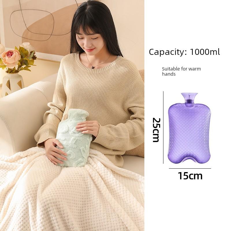 2025 Hot Water Bag Winter Warm Bed Warm Bed Cover Foot Handy Gadget Large Stuffed Irrigation Type Hot-Water Bag Water Injection
