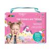 BorneLund Avenir Unicorn Tattoo and Nail Stickers for Kids Ages 3 and Up AN218205