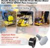 Compactor Handle Bushing Bolt Replacement Kit Heavy Duty Metal Bolts & Plastic Bushings Set for WP1540 WP1550 Plate